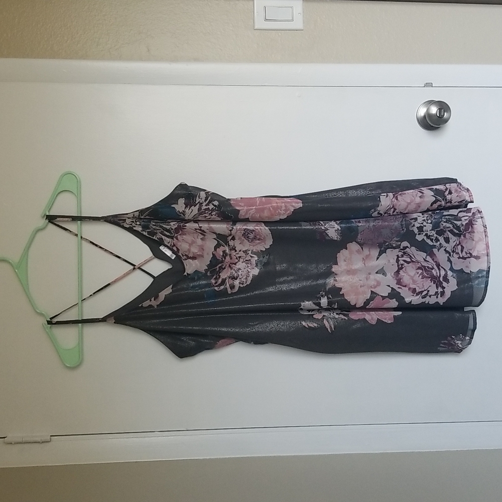 Strappy shimmer dress